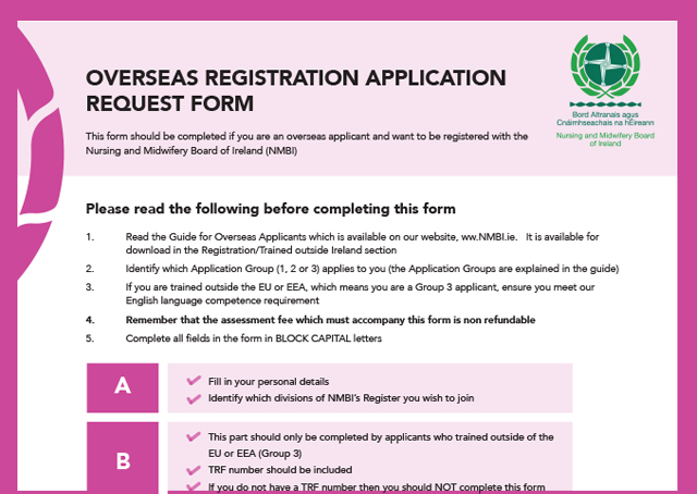 nmbi overseas registration application request form nmbi